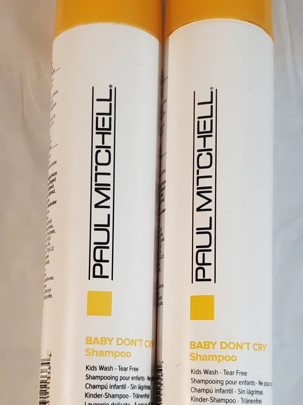 Paul Mitchell Baby Don’t Cry Shampoo 10.5oz. - Lot Of 2